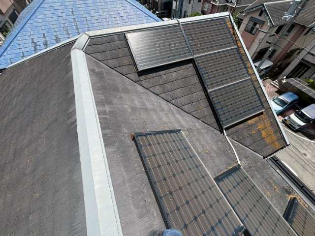 太陽光パネル周辺の屋根
